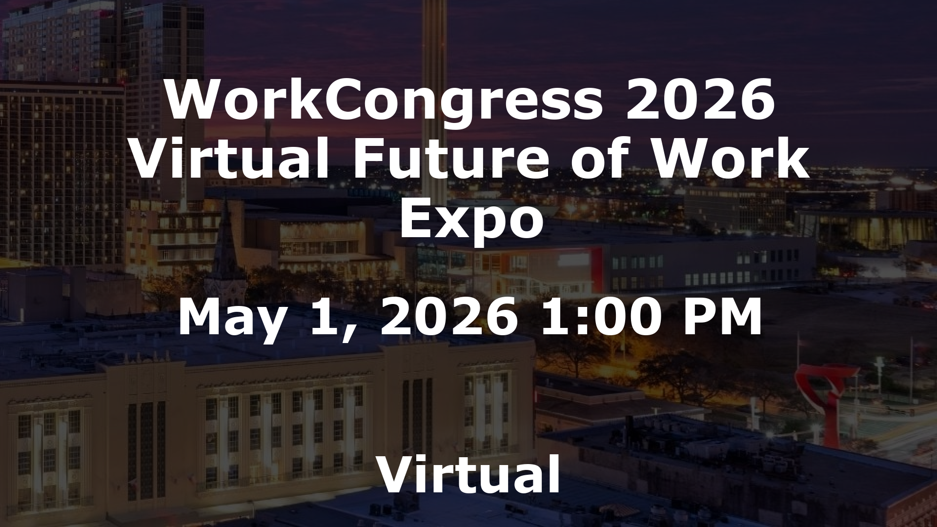 WorkCongress 2026 Virtual Future of Work Expo event image